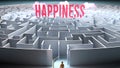 Happiness and a complicated path to it