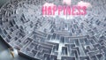 Happiness and a difficult path to it