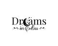 Dreams are endless, vector Royalty Free Stock Photo