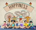 Happiness Happy Emotion Enjoy Fun Relaxation Concept Royalty Free Stock Photo