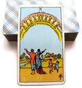 10 Ten of Cups Tarot Card Happiness Inner Happiness Happy Families/Groups/Relationships