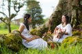 Happiness: Make music outdoors. Learn to play an instrument