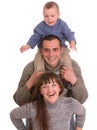 Happiness mother, father and son. Royalty Free Stock Photo
