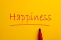 Happiness Word Concept Royalty Free Stock Photo