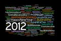 Happy 2012 Royalty Free Stock Photo