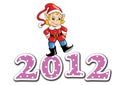 Happy 2012 Royalty Free Stock Photo