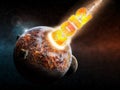 Happy 2012 year of apocalypse Royalty Free Stock Photo