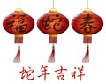 Happy 2013 Chinese New Year of the Snake Lanterns