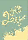 Happy 2013 year illustration