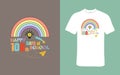 Happy 100th days of School T Shirt Design