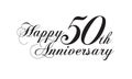 Happy 50th anniversary Royalty Free Stock Photo