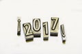 Happy 2017 Royalty Free Stock Photo