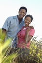 Happy African American Couple Smiling Royalty Free Stock Photo