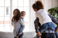 Happy African American family having fun together Royalty Free Stock Photo