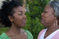 Happy African American mother and her daugher. Royalty Free Stock Photo