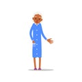 Happy african old woman. Cute grandmother standing and smiling. Traditional retirement lifestyle. Older black lady retired.