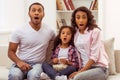 Happy Afro-American family Royalty Free Stock Photo