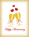 Happy anniversary Royalty Free Stock Photo