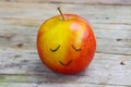 Happy apple