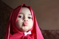 Happy arab egyptian muslim baby girl Royalty Free Stock Photo