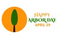 Happy Arbor Day Royalty Free Stock Photo