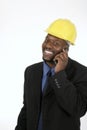 Happy Architect or Construction Contractor Royalty Free Stock Photo