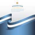 Happy Argentina Independence Day Celebration Vector Template Design Illustration Royalty Free Stock Photo