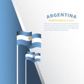 Happy Argentina Independence Day Celebration Vector Template Design Illustration Royalty Free Stock Photo