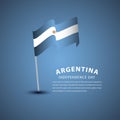 Happy Argentina Independence Day Celebration Vector Template Design Illustration Royalty Free Stock Photo