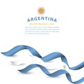 Happy Argentina Independence Day Celebration Vector Template Design Illustration Royalty Free Stock Photo