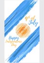 Happy Argentina independence day 9th of July Royalty Free Stock Photo
