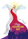 Happy Ascension Day of Jesus Christ Royalty Free Stock Photo