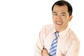 Happy Asian businessman smile Royalty Free Stock Photo