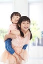 Happy asian girls Royalty Free Stock Photo