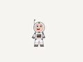 Happy Astronaut cartoon illustration