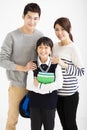 Happy Attractive Young Family Portrait Royalty Free Stock Photo