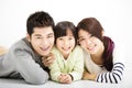 Happy Attractive Young Family Portrait Royalty Free Stock Photo