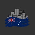 Happy Australia day 26 January independence day design template Royalty Free Stock Photo