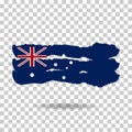 Happy Australia day 26 January independence day design template Royalty Free Stock Photo