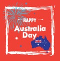 Happy Australia day Royalty Free Stock Photo