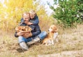 Happy autumn leisure - mushroom picking