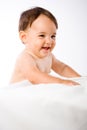 Happy baby smiling Royalty Free Stock Photo