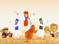 Happy Baisakhi Royalty Free Stock Photo