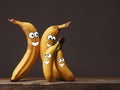 Happy banana family