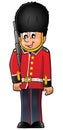 Happy Beefeater guard Royalty Free Stock Photo