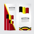 Happy Belgium Independence Day Celebrations Vector Template Design Illustration