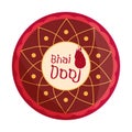 Happy bhai dooj, festival culture traditinal, celebrated by hindus Royalty Free Stock Photo