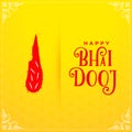 happy bhaiya duj wishes background for hindu cultural and traditions