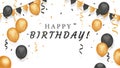 Happy birthday banner Royalty Free Stock Photo