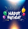 Happy birthday design Royalty Free Stock Photo